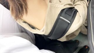 痴漢接写011 胸広げ voyeur jp