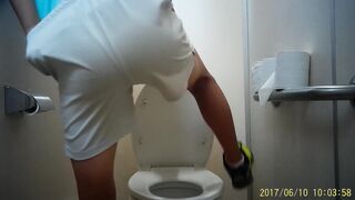 新tennis㉝ ５名収録 一人で踊り出す不思議っ娘ちゃん パイパン娘ちゃんのウ〇チも voyeur jp 06