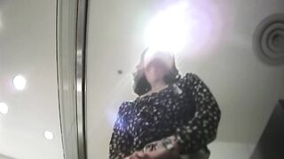 125 10分 美人お姉さまがお話してる間のパンストピンクパンツ voyeur jp