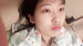BJ 너쿵 노브라 욕실 세수 korean bj