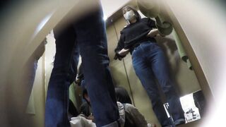 アヒルの980円均一 試着室 盗撮風 モデル複数 85着目 voyeur jp